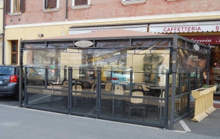 gazebo in ferro per bar