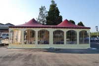 gazebo in ferro per ristorante