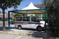 gazebo in ferro auto