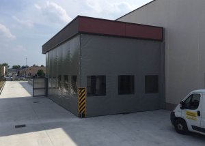 Teloni di grandi dimensioni per coperture industria Modena