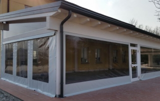 Teloni in pvc trasparenti per chiusura verande