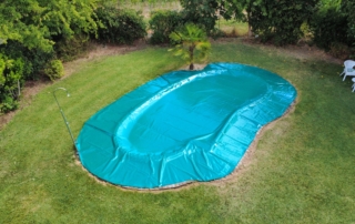 Copertura invernale per piscina interrata