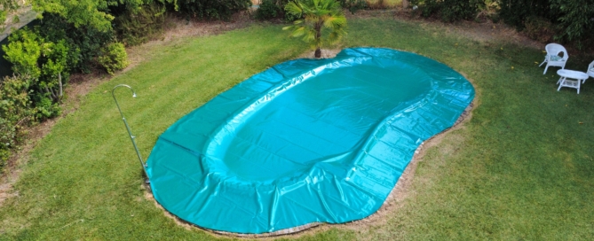 Copertura invernale per piscina interrata
